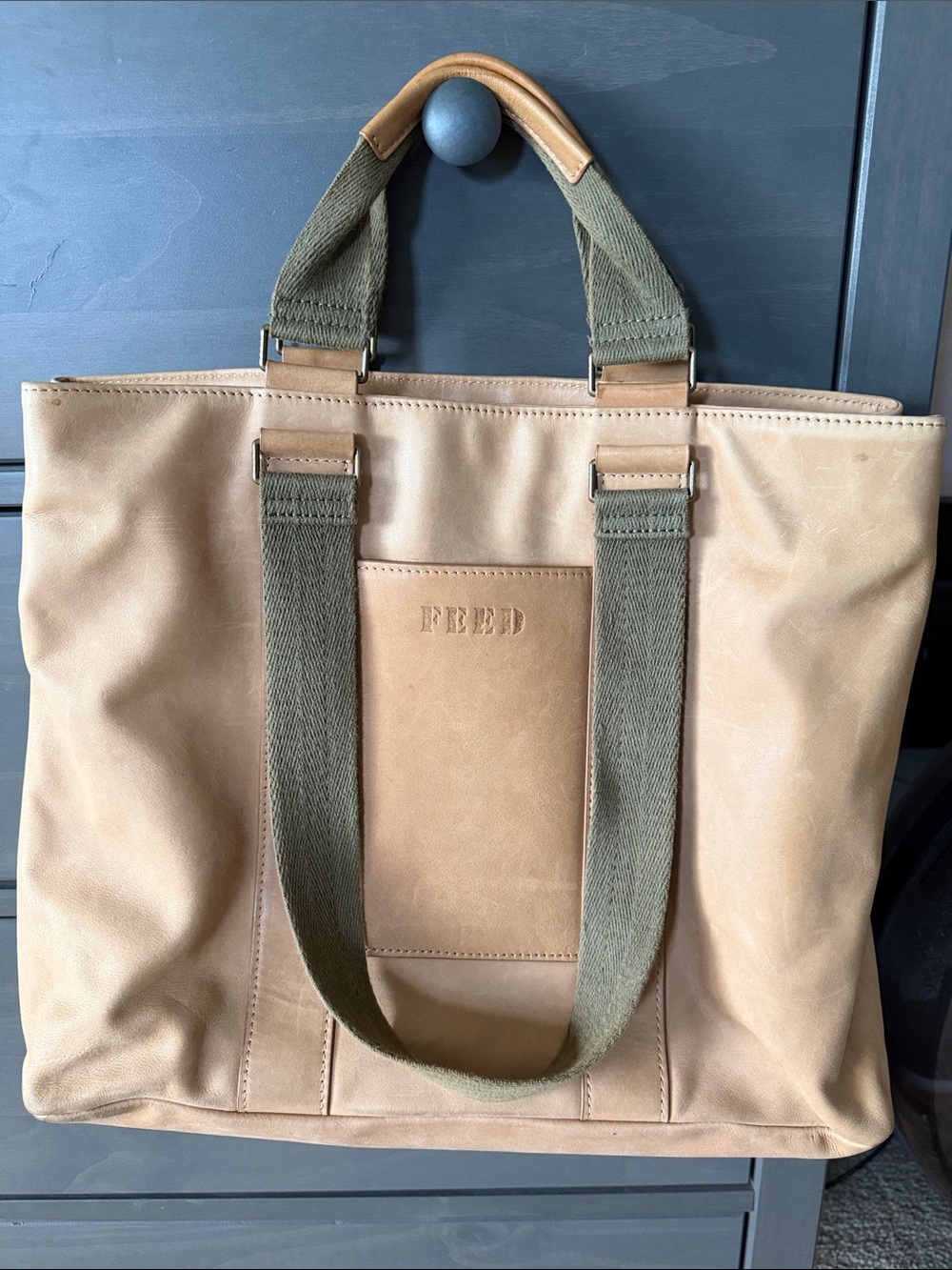 FEED Leather work bag